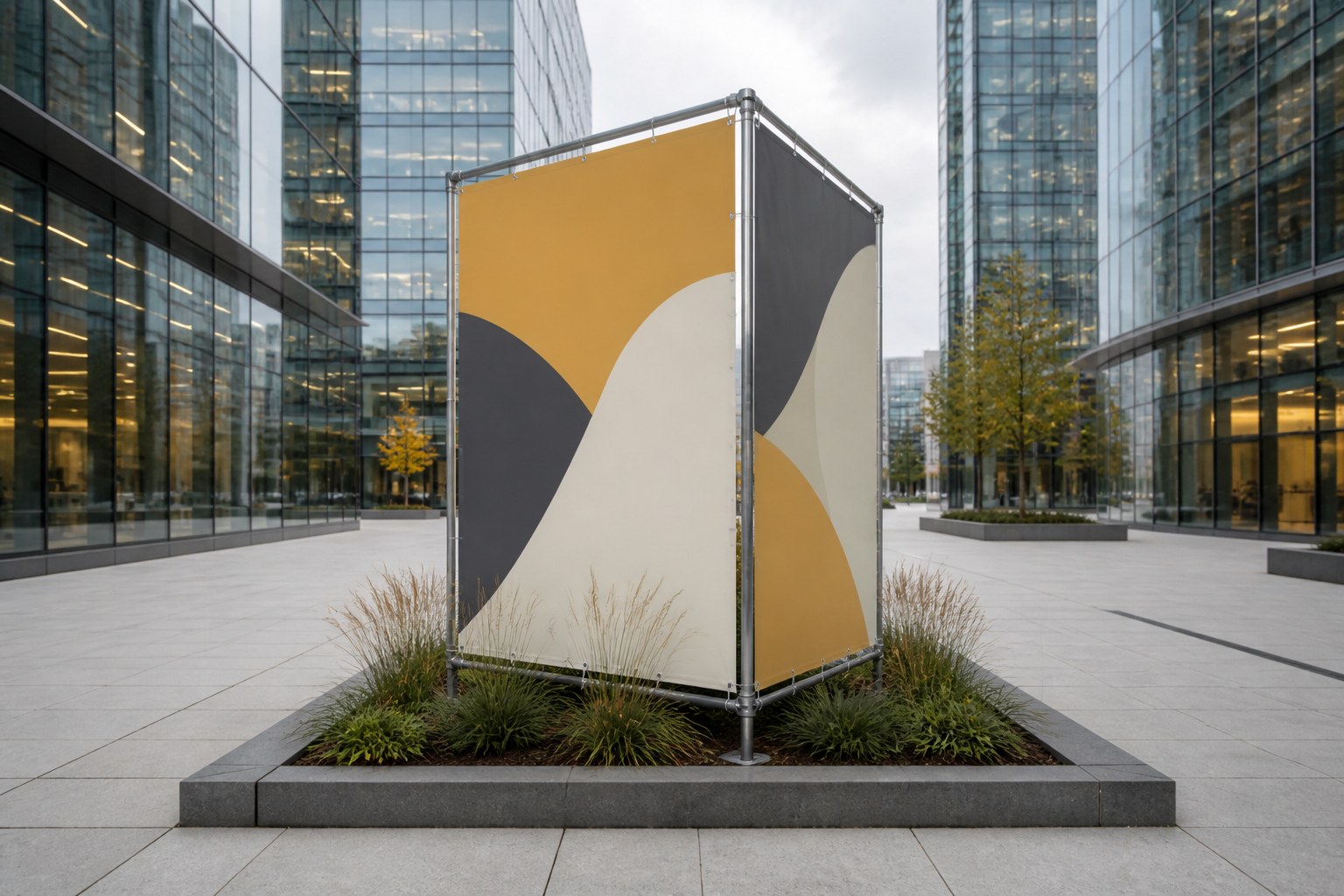 3-sidet fritstående bannersystem